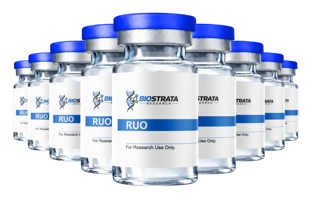 BioStrata Research laboratory setting focused on research-grade peptide development